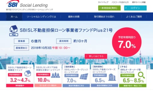 SBISL不動産担保ローン事業者ファンドPlus21号