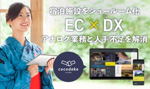 地域創生の最新ビジネスモデル。体験EC × DXサービス《cocodake(ココダケ)》で宿がご当地ショールームに変わる