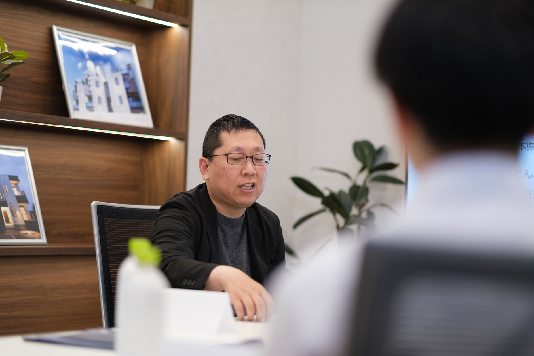 社長の藤本氏との対談セッション